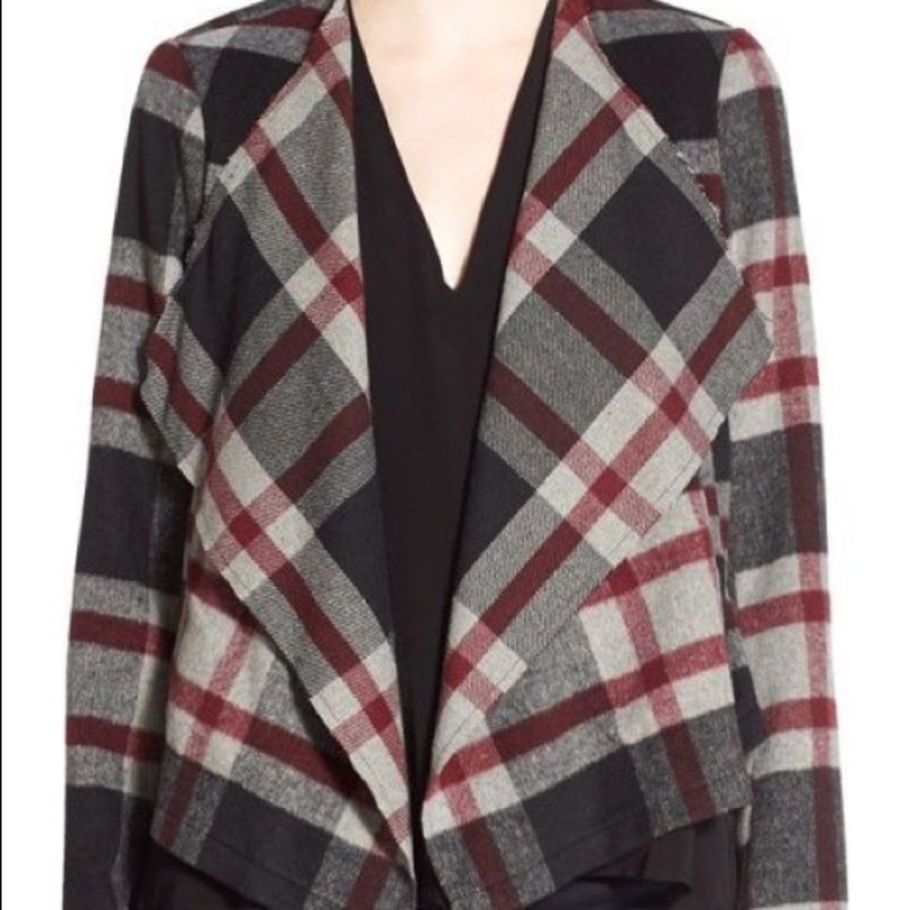 Cupcakes and Cashmere Alta Plaid Jacket